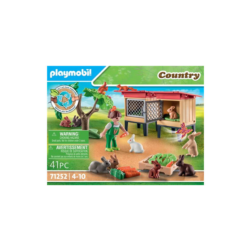 Playmobil Country 71252 Enfant avec enclos et lapins