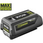 RYOBI MAX POWER Tondeuse sans fil 36V Power Assist™ Brushless -Ø coupe 46 cm - Ramassage et mulching - 1 batterie 5,0 Ah et 1