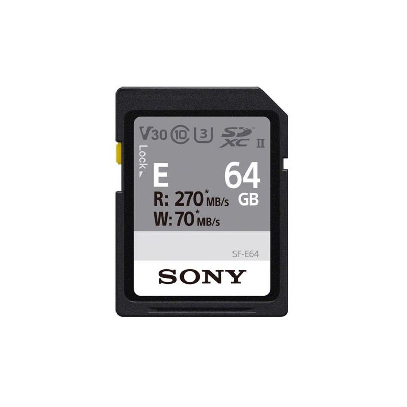 Carte mémoire Sony SDXC UHS II 64 Go