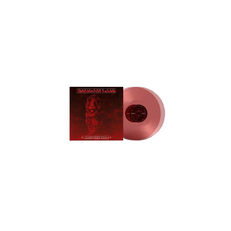 Music From The Terminator Movies Vinyle Rouge Transparent