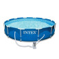 INTEX Kit piscine tubulaire ronde Metal Frame - O 3,65 x 0,76 m