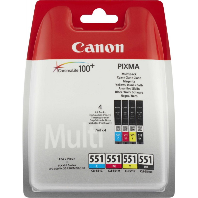 Canon Cartouche imprimante CANON CLI 551 PACK