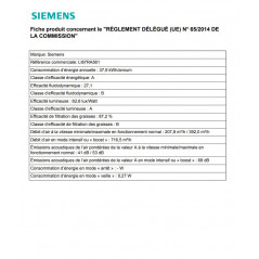 Siemens Hotte télescopique SIEMENS LI67RA561