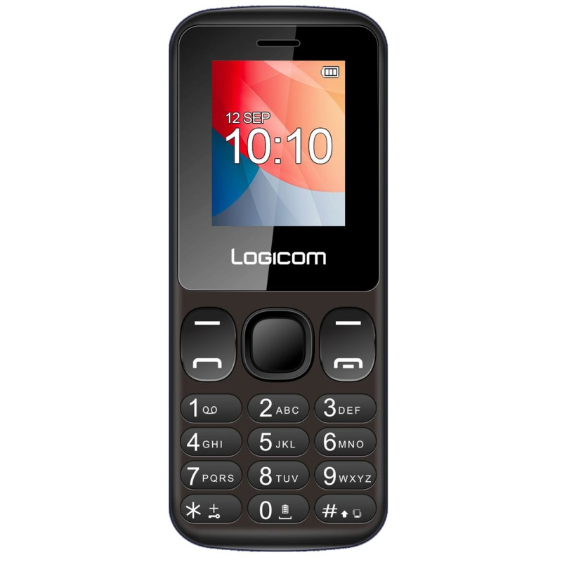 Téléphone portable basique Logicom Le Posh 186 1.77" Double SIM 32 Mo Noir