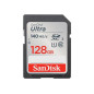 Carte mémoire micro SD SanDisk Ultra SDHC 128 Go Class 10 UHS I Noir