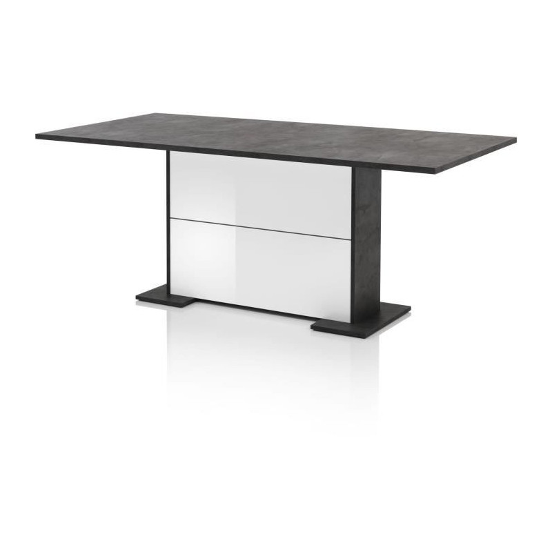 Table 190 rectangle - Blanc - L 190 x  x P 90 x H 76 cm- CAPRI