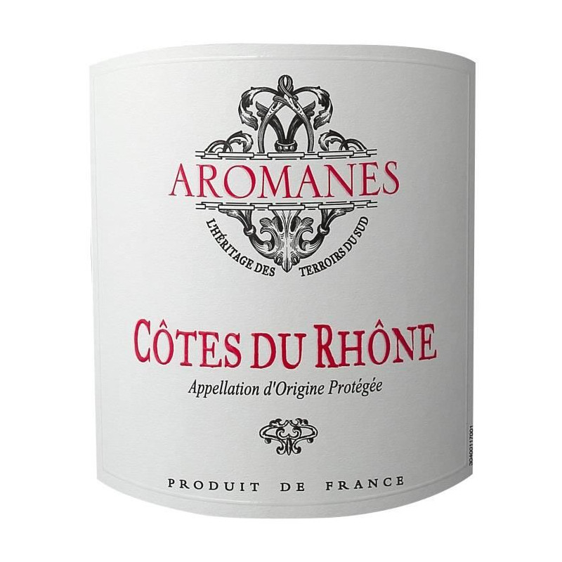Aromanes 2020 Côtes du Rhone - Vin rouge de la Vallée du Rhône