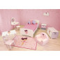 Chevet avec tiroir / Table de nuit pour enfant Danseuse Ballerine - FUN HOUSE - H.36 X L. 33 X P. 30 cm