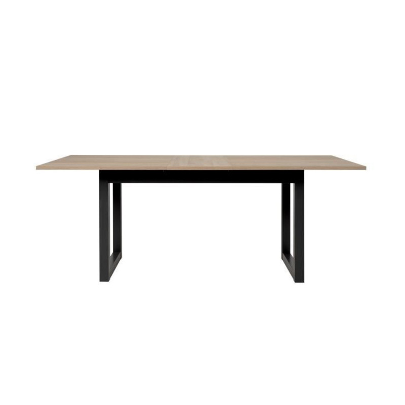 Table a manger extensible 160-200 cm - Decor chene sonoma et anthracite - DENVER