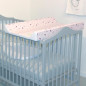 Plan a langer BABYCALIN PLUMES - Des la naissance - PVC - 50 x 70 cm - Rose