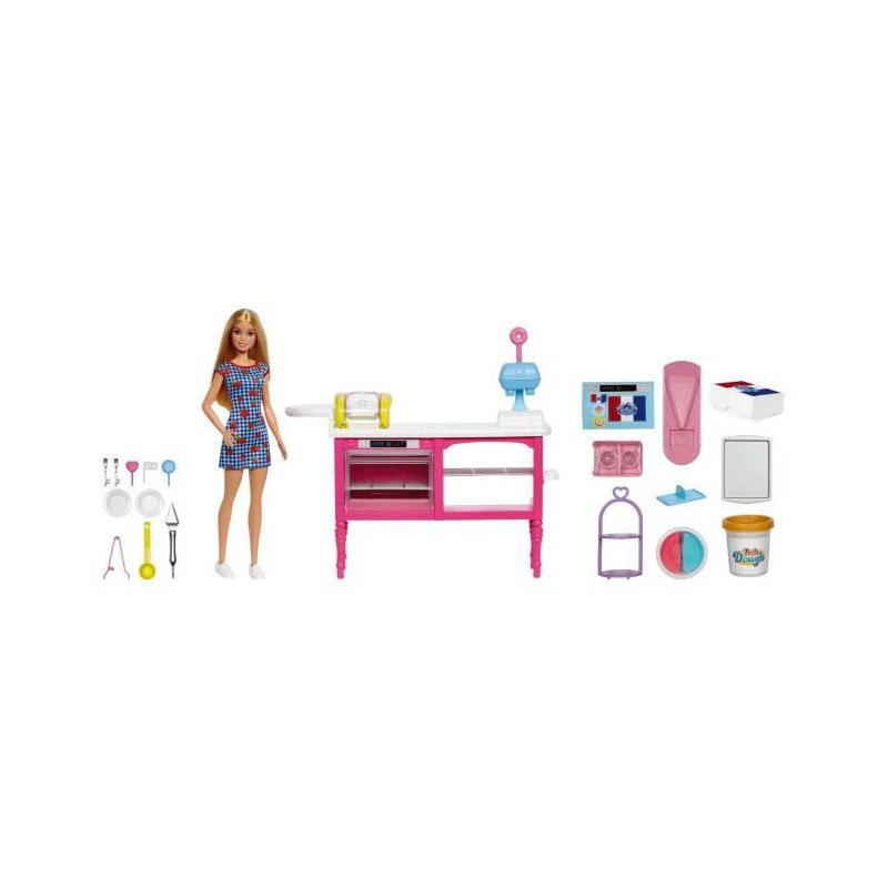 Barbie - Barbie Et Sa Boulangerie - Playset Poupée - 5 Ans Et +