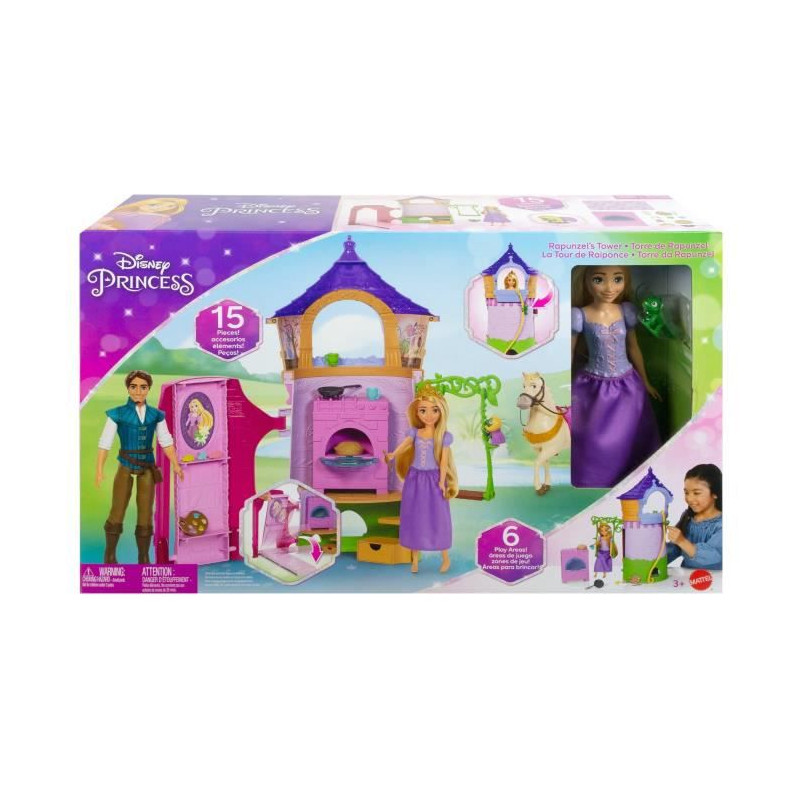Princesse Disney - Coffret Tour De Raiponce - Poupées Mannequins - 3 Ans Et +