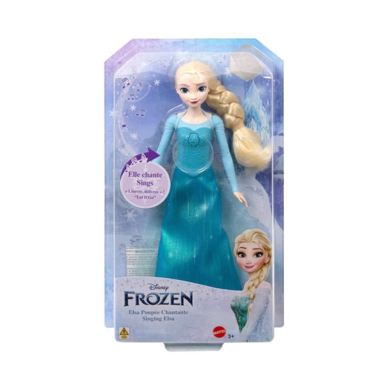 Princesse Disney - Reine Des Neiges - Poupee Elsa Chantante - Poupées Mannequins - 3 Ans Et +