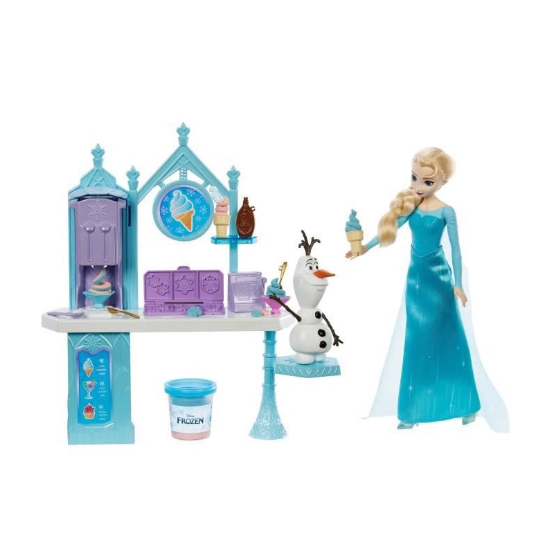 Princesse Disney - Reine Des Neiges - Elsa & Olaf Douceurs Givrees  - Poupées Mannequins - 4 Ans Et +