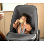 MAXI COSI Kit repas pour transat Alba, chaise haute bébé avec tablette + housse de protection Beyond Graphite, de 6 mois a 3 a