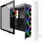 MRED - Boîtier PC Gamer ATX - Blanc RGB Dream Eyes
