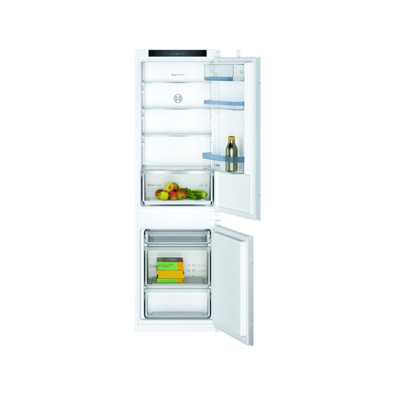 Réfrigérateurs combinés 267L Froid Statique BOSCH 54.1cm E, KIV86VSE0