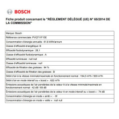 Bosch Table aspirante BOSCH PVQ711F15E