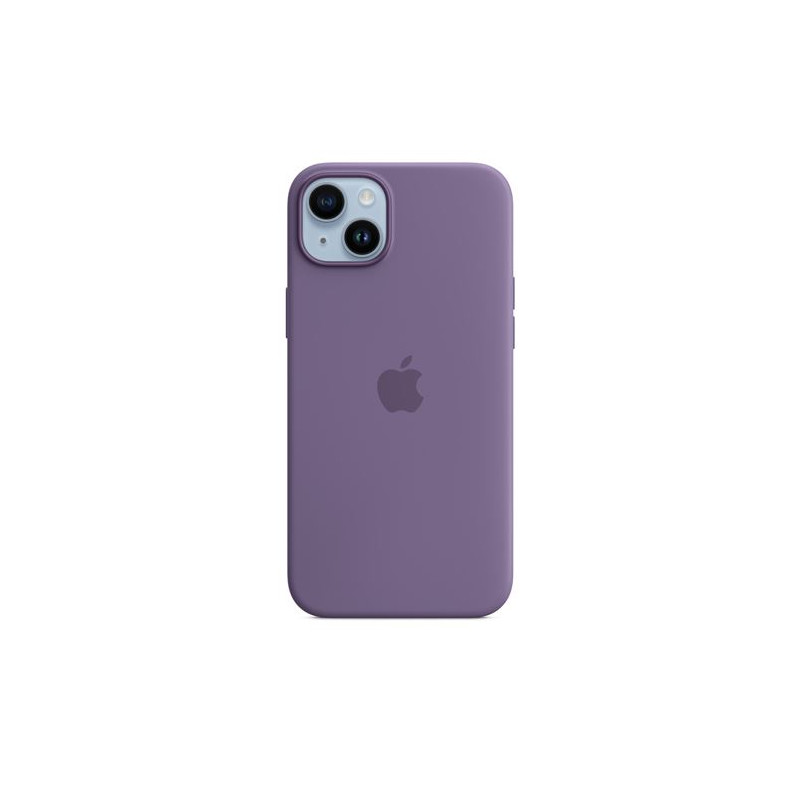 Coque en silicone avec MagSafe pour Apple iPhone 14 Plus Iris