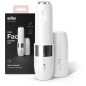Braun Face Mini FS1000 Rasoir Visage electrique pour femme - Doux pour la peau - Fonction Smart Light - Blanc