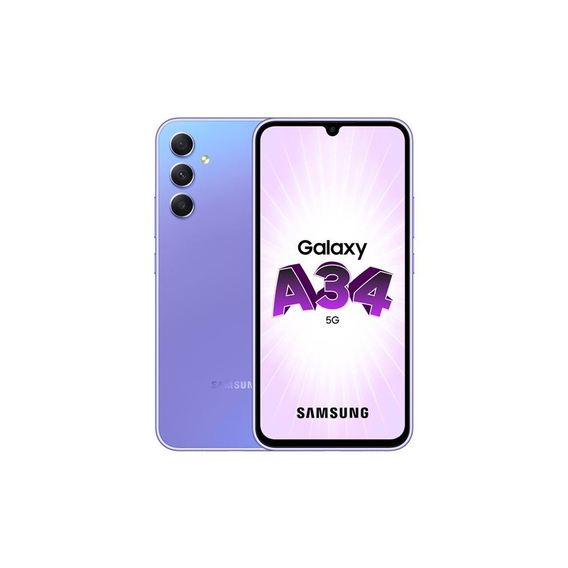 Smartphone Samsung Galaxy A34 6,6" 5G Nano SIM 128 Go Violet