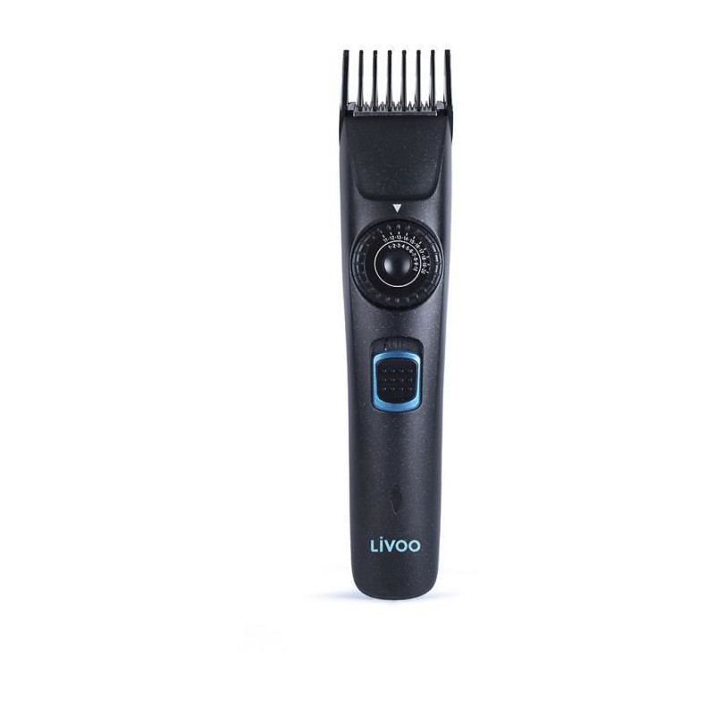 LIVOO DOS172 - Tondeuse pour barbe et cheveux - Molette de reglage 20 longueurs possibles - Utilisation sans fil - Autonomie 35 