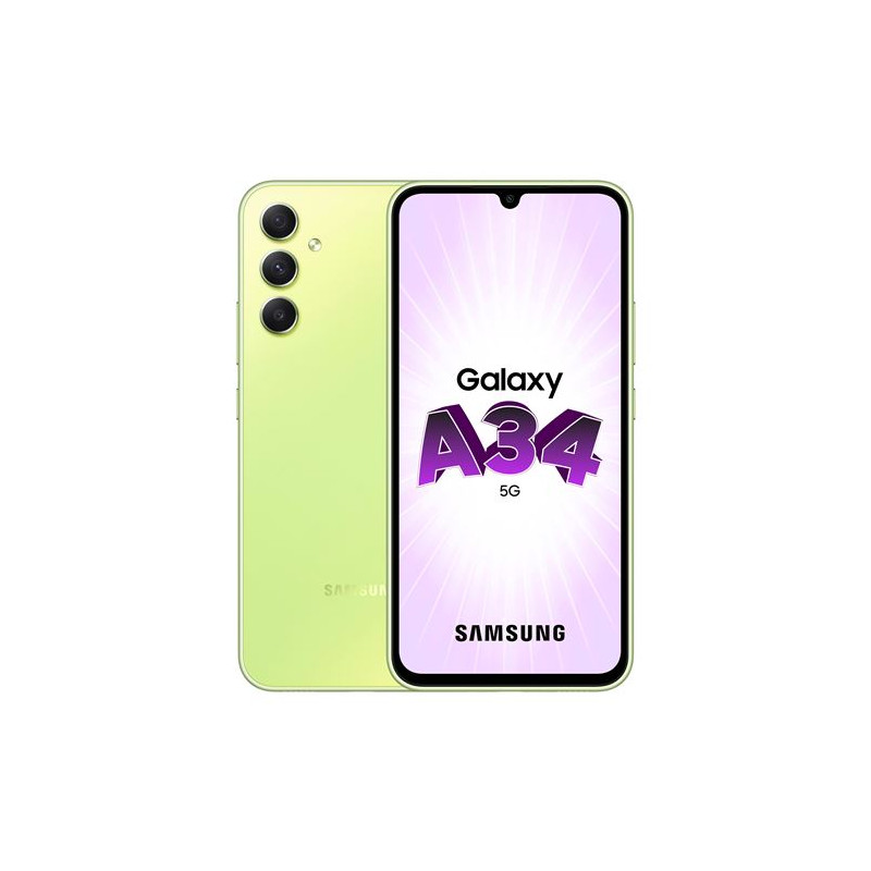 Smartphone Samsung Galaxy A34 6,6" 5G Nano SIM 128 Go Vert