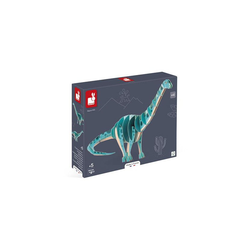 Puzzle 3D Janod Dino Le Diplodocus 42 pièces