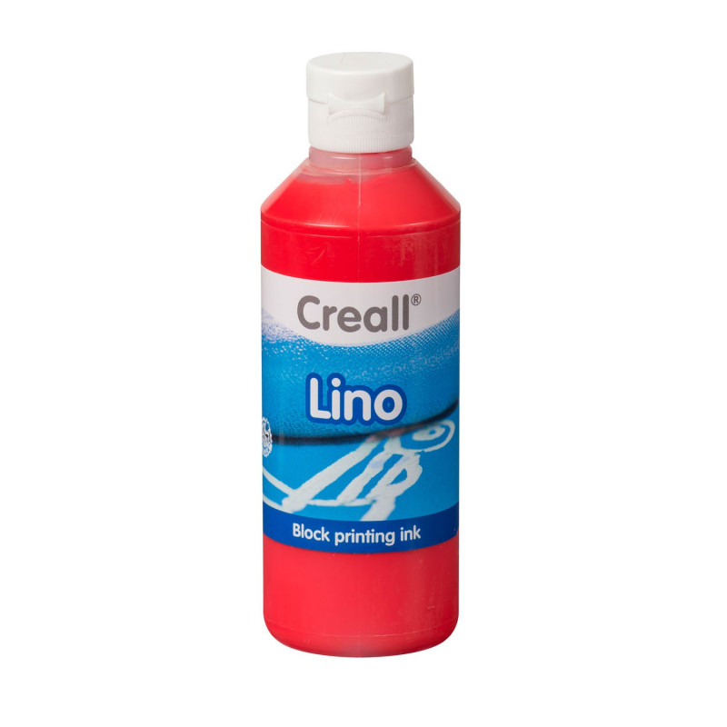 Creall Lino Blockprint paint Light red, 250ml
