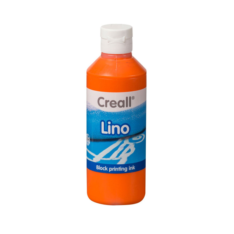 Creall Lino Blockprint paint Orange, 250ml