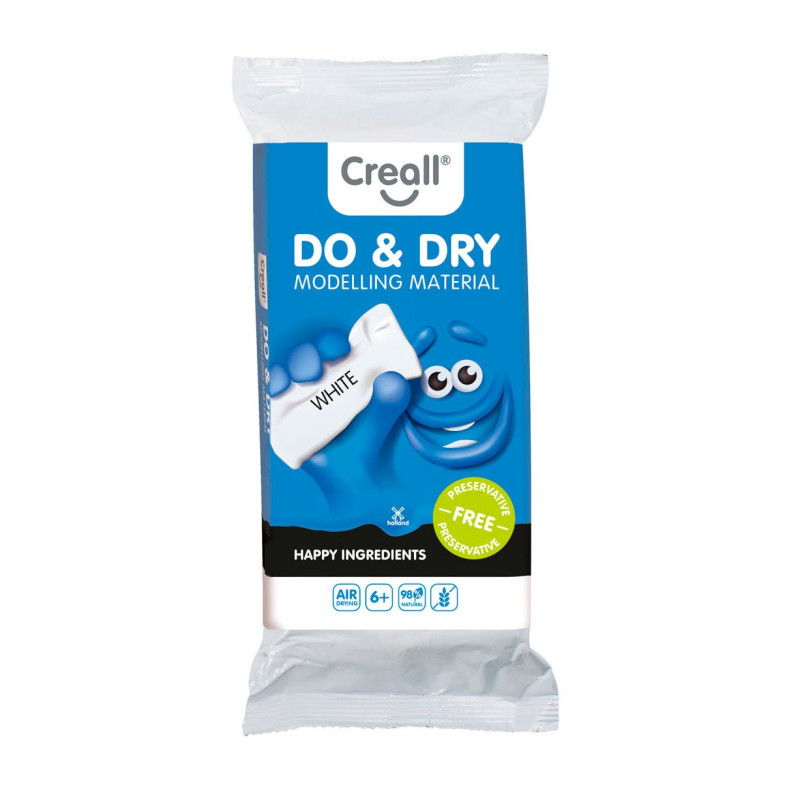 Creall Modeling Clay Preservative Free White, 500gr.