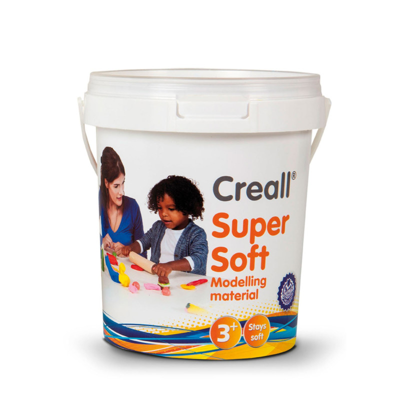 Creall Supersoft Clay 5 colors, 450gr.
