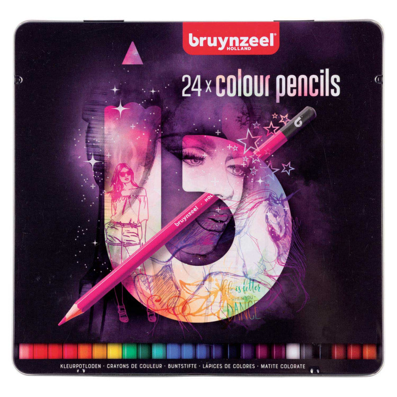 Bruynzeel Fashion crayons de couleur 24 pièces