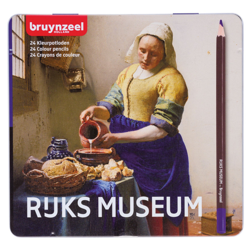 Bruynzeel Rijksmuseum crayons de couleur 24 pièces