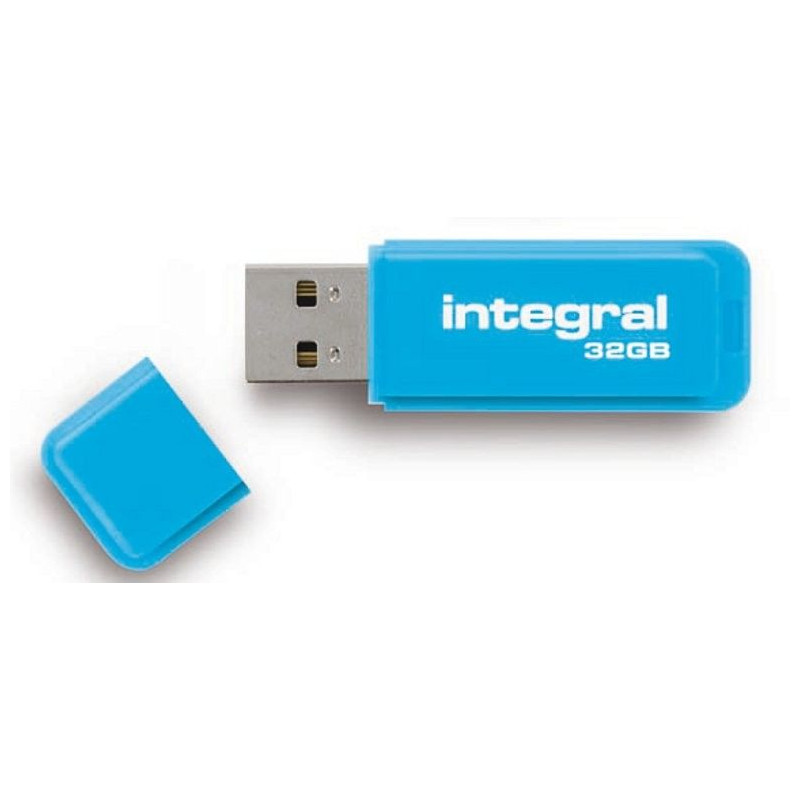 INTEGRAL Clé USB INTEGRAL NEON BLEU 32 GB