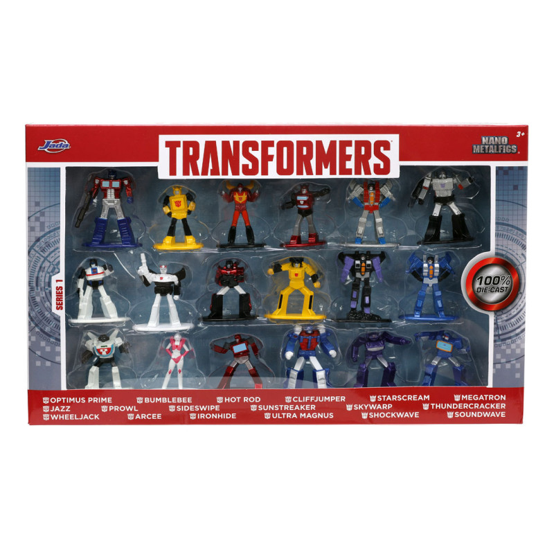 Jada Toys - Coffret de 18 personnages Transformers