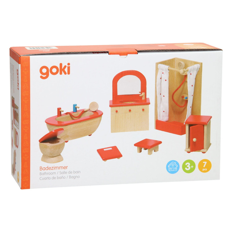 GOKI Doll House Furniture Bathroom