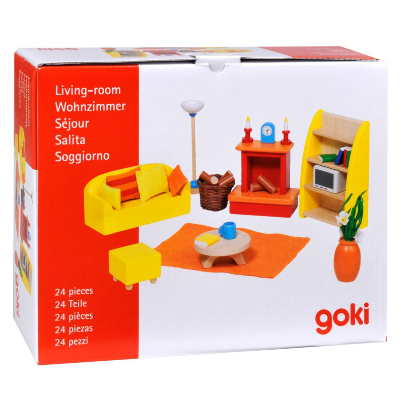 GOKI Doll House Furniture Living Room