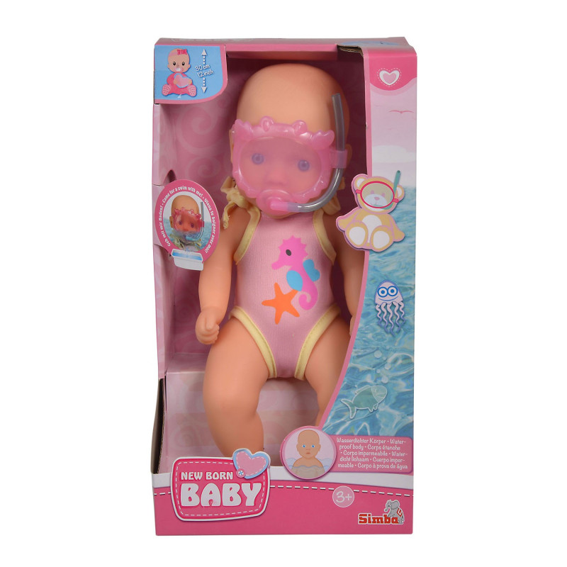 New Born Baby Bath Doll
