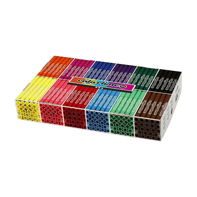 COLORTIME Large package with 12x24 colored Jumbo pens