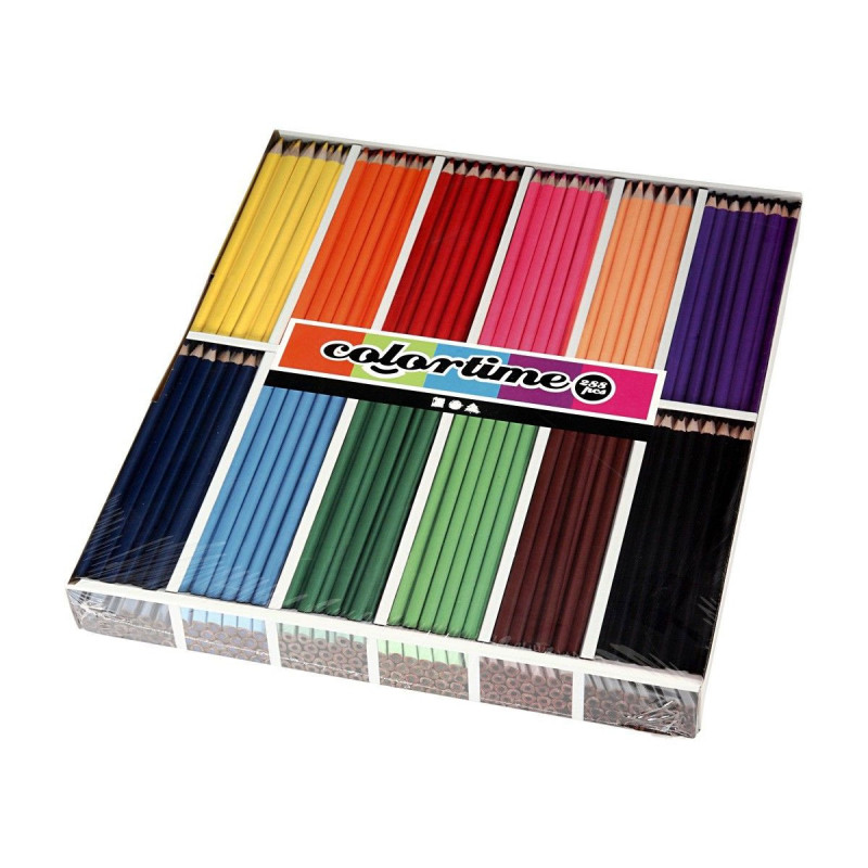 COLORTIME Triangular colored pencils - Basic colors, 288st.