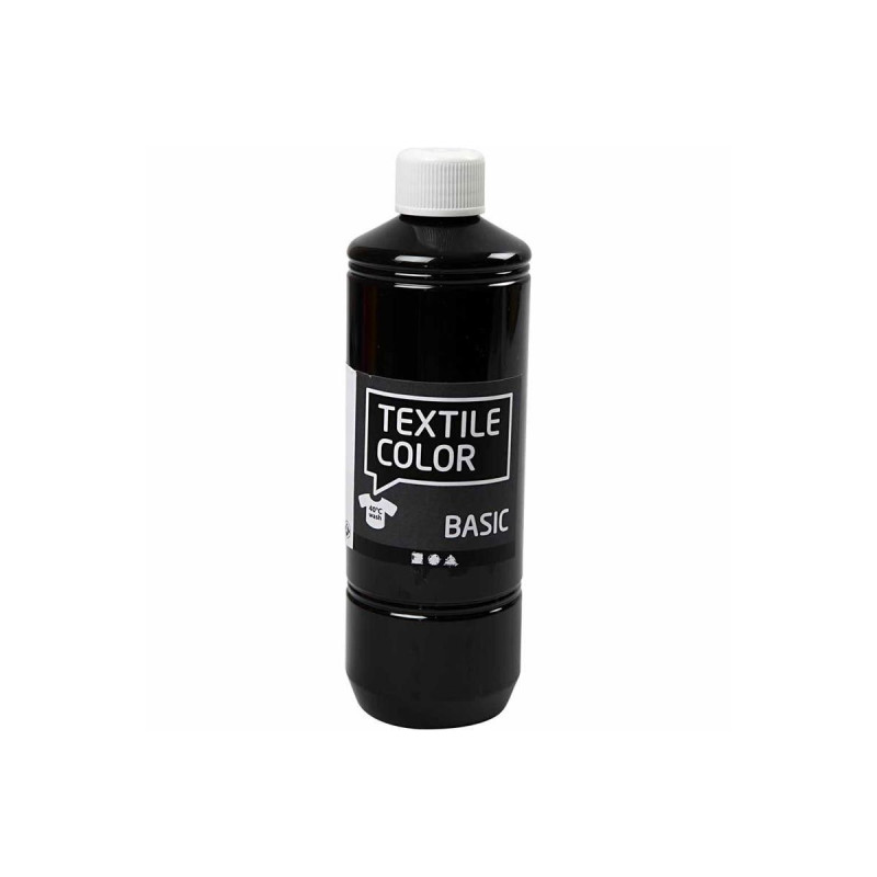 CREATIV COMPANY Textile paint - Black, 500ml