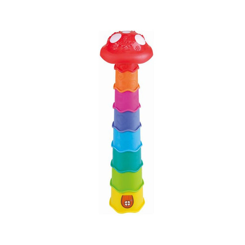 Playgo Stacking Tower Mushroom