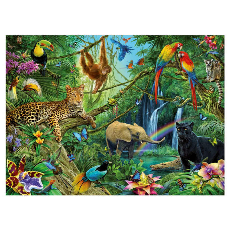 RAVENSBURGER Animals in the Jungle, 200st. XXL
