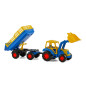 Polesie Tractor with Front Loader and Trailer Blue