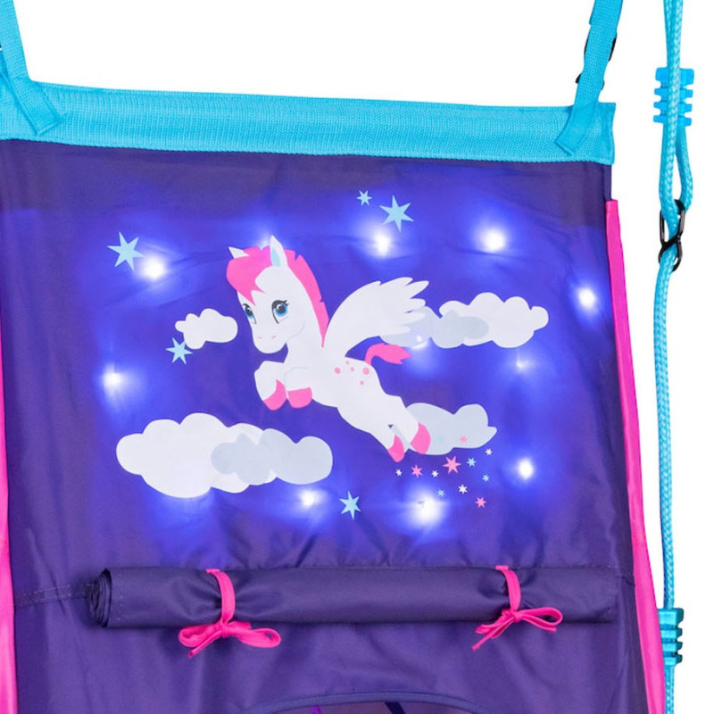 Hudora Nest swing Pony with Tent LED