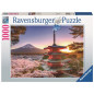 Puzzle Ravensburger Cerisiers en fleurs du Mont Fuji 1000 pièces