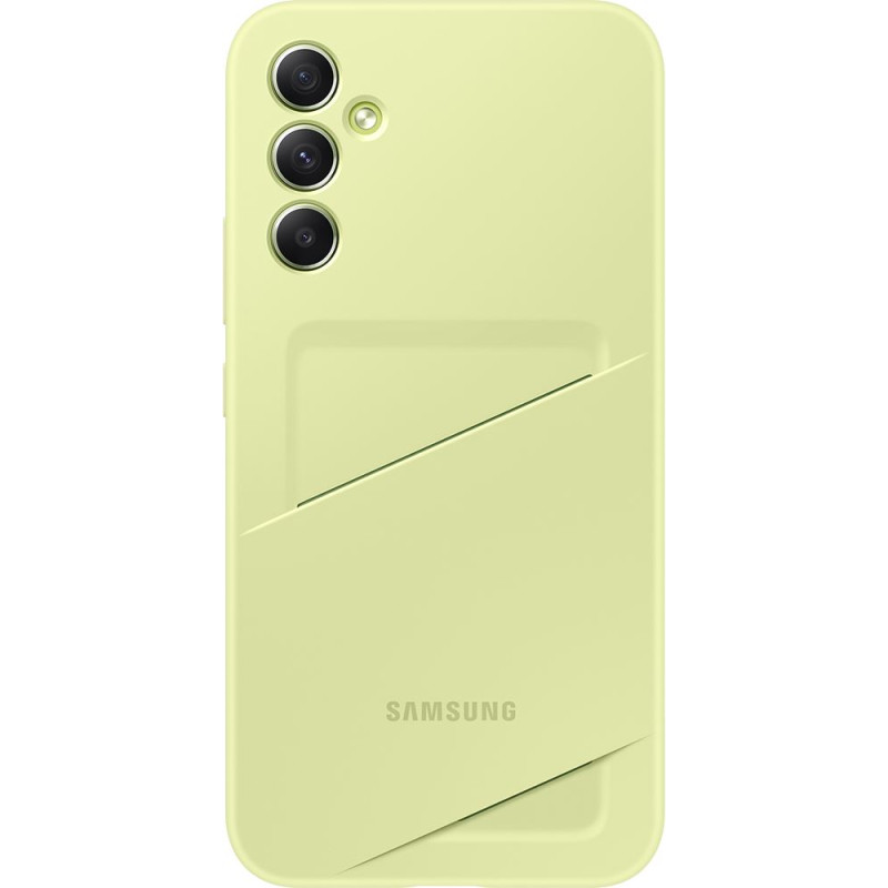 Coque souple Ultra fine avec porte carte intégré pour Samsung Galaxy A34 5G Vert