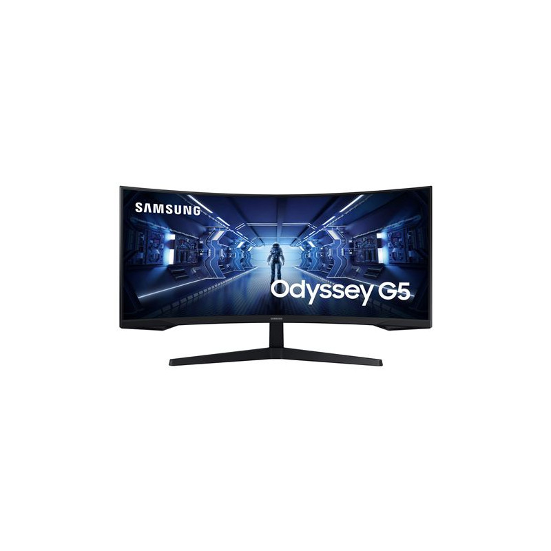 Ecran PC Samsung Odyssey G5 G55T 34" Incurvé UWQHD Noir