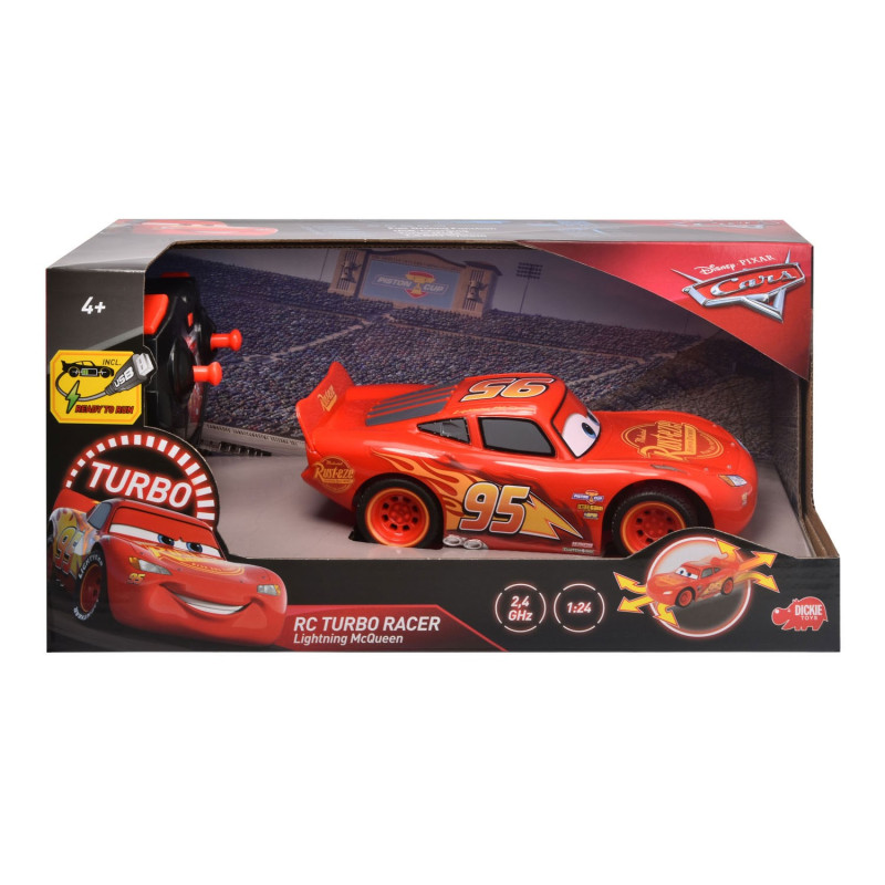 DICKIE RC Cars 3 Lightning McQueen Turbo Racer